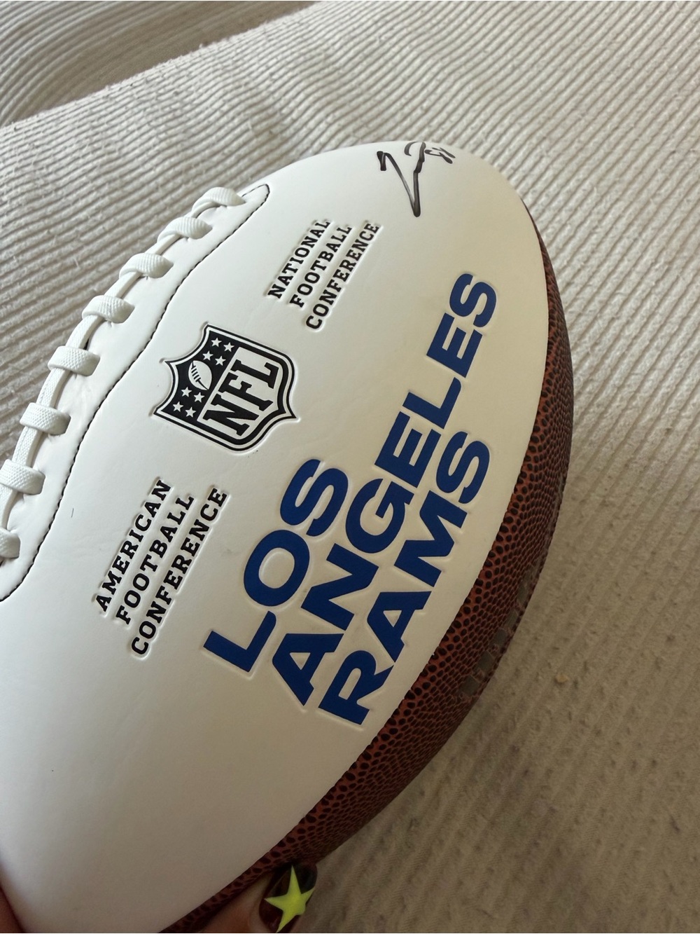 LA RAMS Signed Football - Picture 2 of 4
